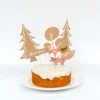 Woodland Party Cake Topper Set