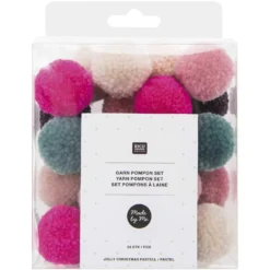 Yarn Pompoms - Joyful